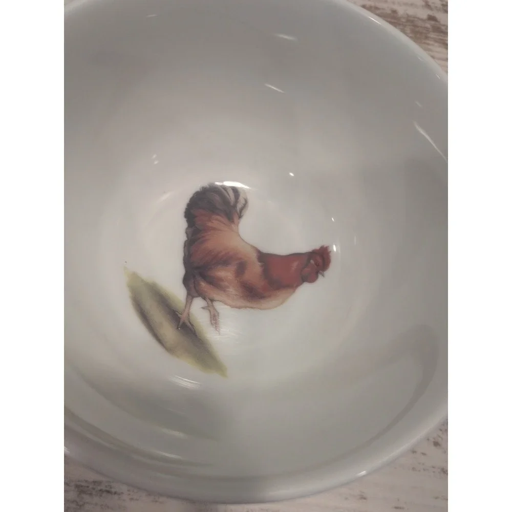 Williams Sonoma Rooster Coupe Cereal Bowl 5.5 Inch Discontinued